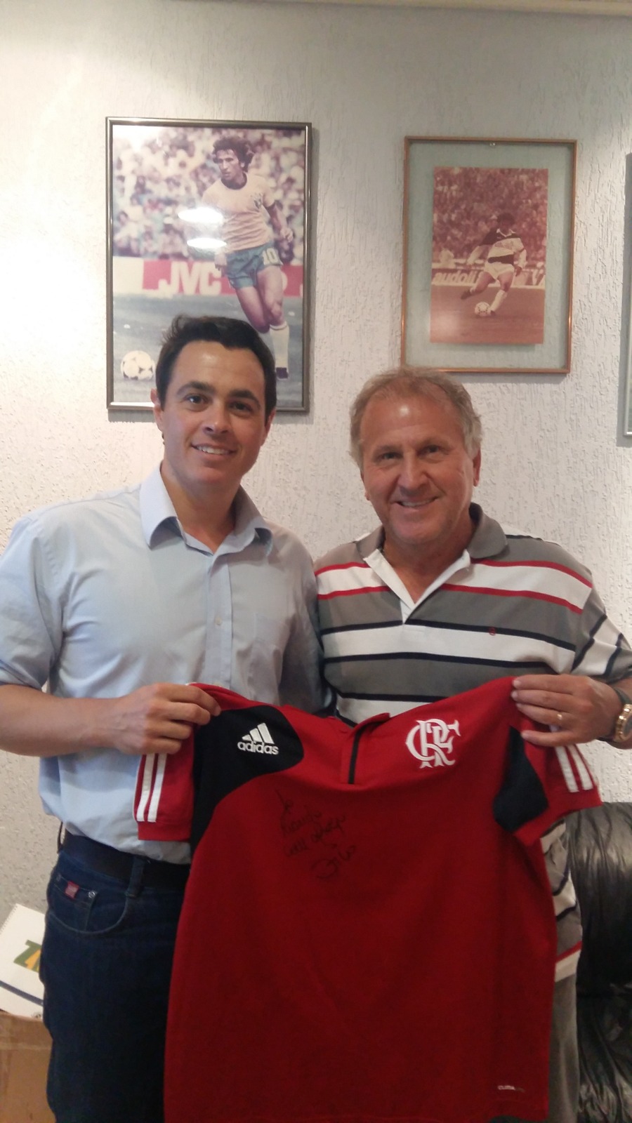 Ricardo Mariath em encontro ligado ao ambiente esportivo
