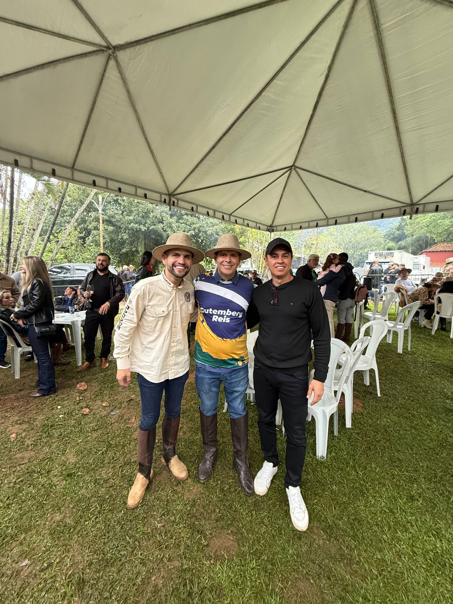 Ricardo Mariath em registro profissional durante evento
